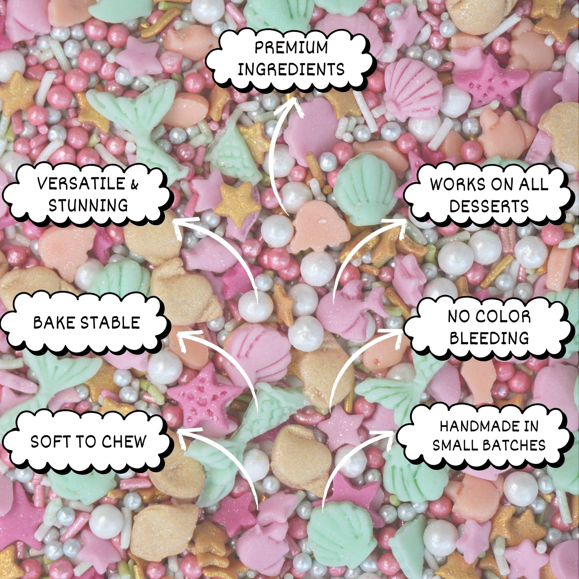 Confect Under the Sea Sprinkles for Decoration 03