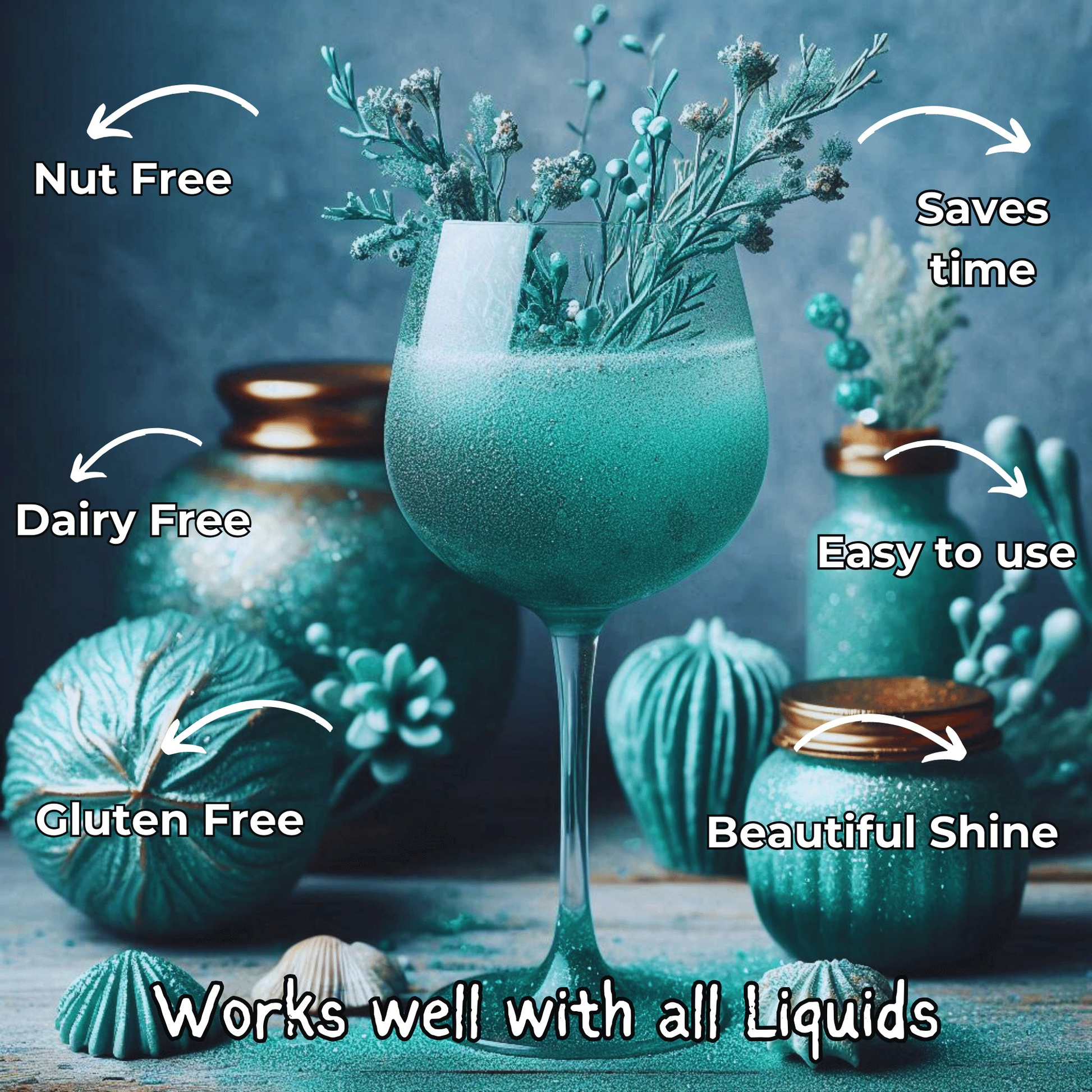 Confect Thistle Green | Edible Luster Dust  Grab2Buy Confect Grab2Buy