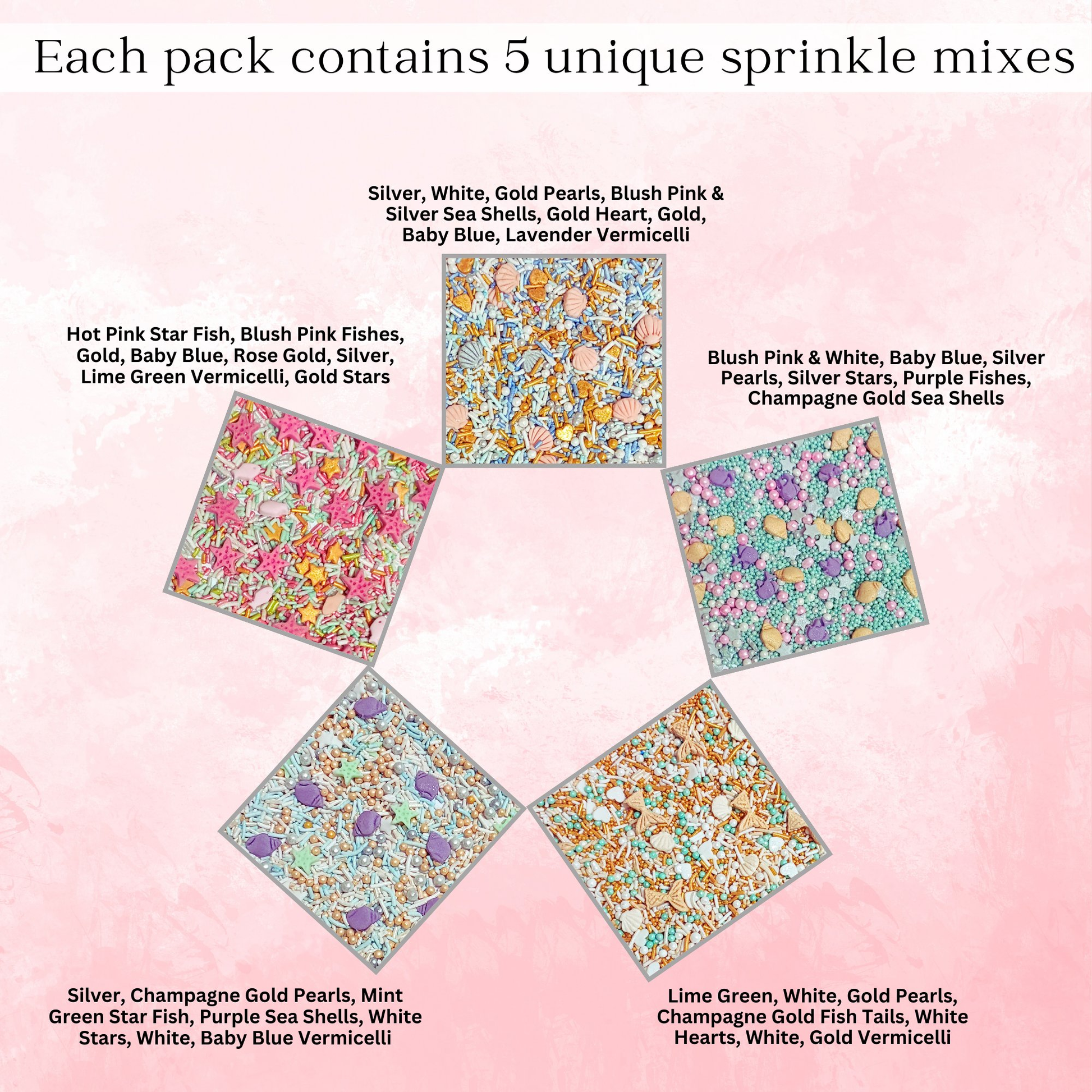 Confect Under the Sea Sprinkles for Decorations 01  Grab2Buy Confect Grab2Buy