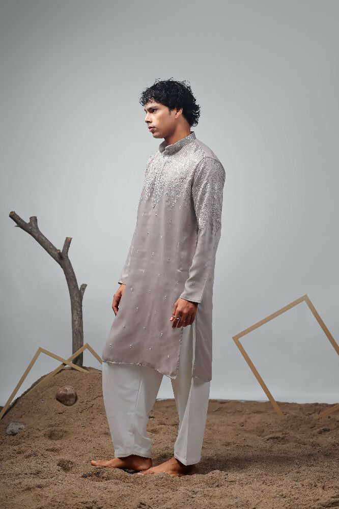 Modal Designer Embroidery Work Kurta Set - Mahotsav