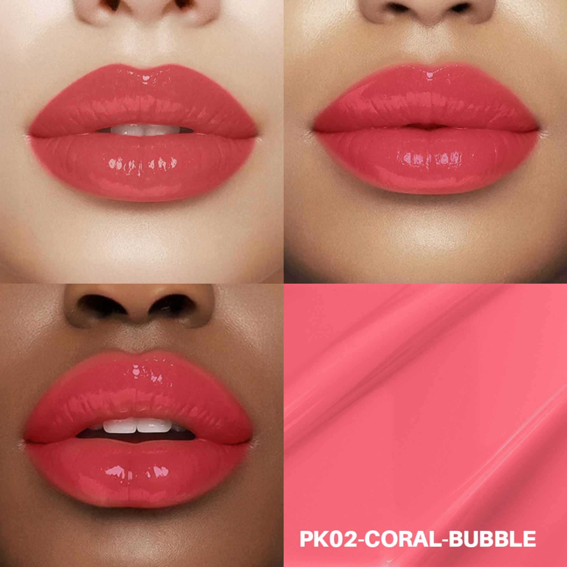 PINKFLASH Watery Transferproof Lip Tint - Pk02 Coral Bubble