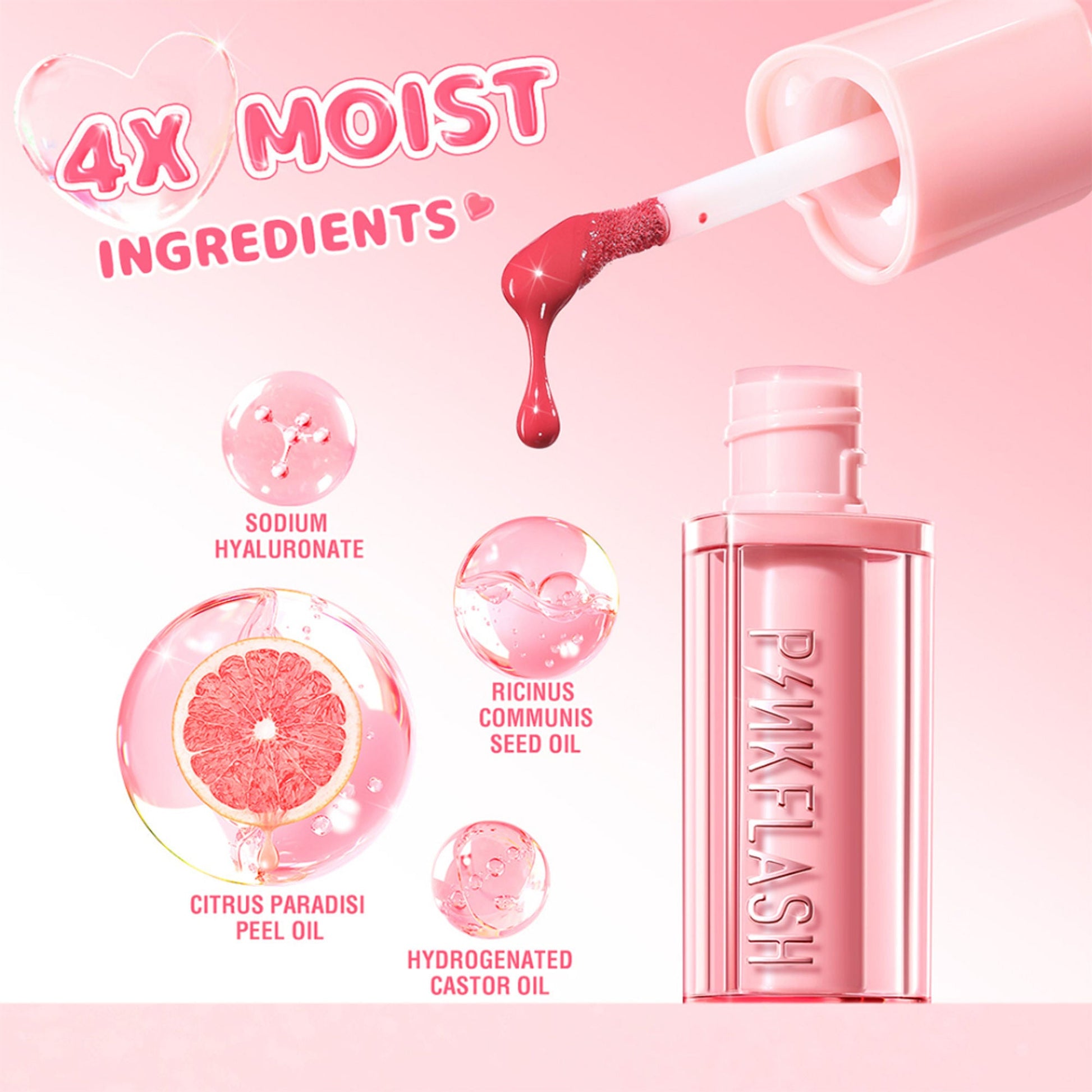 PINKFLASH Watery Transferproof Lip Tint - Nu02 Cinnamon Bubble