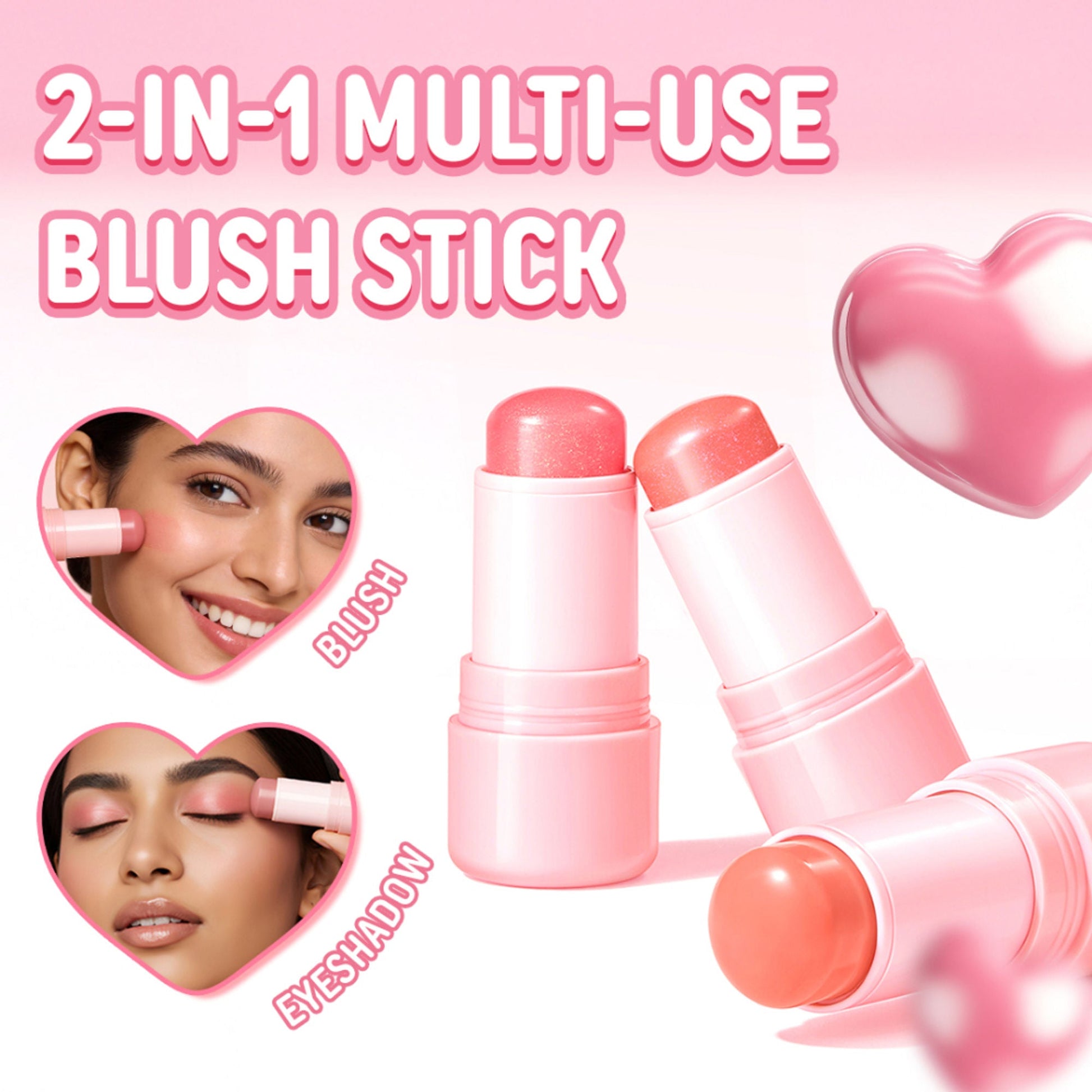 PINKFLASH Dewy Blush Stick - Pk01 Grapefruit Heart