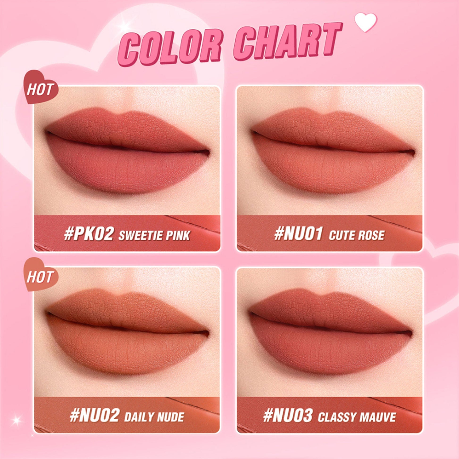 PINKFLASH Lasting Matte Lipstick - NU03 Classy Mauve