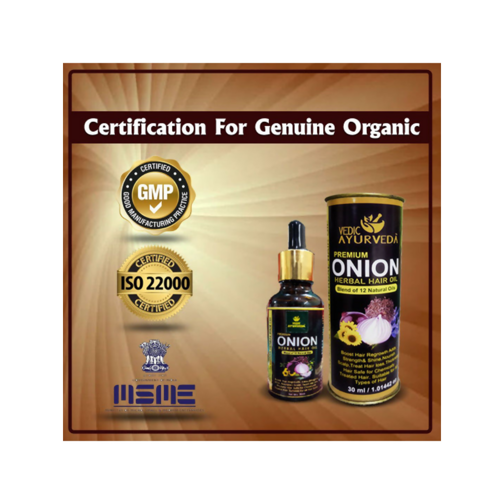 VedicAyurveda Onion Hair Oil for hair  Grab2Buy VedicAyurveda Grab2Buy