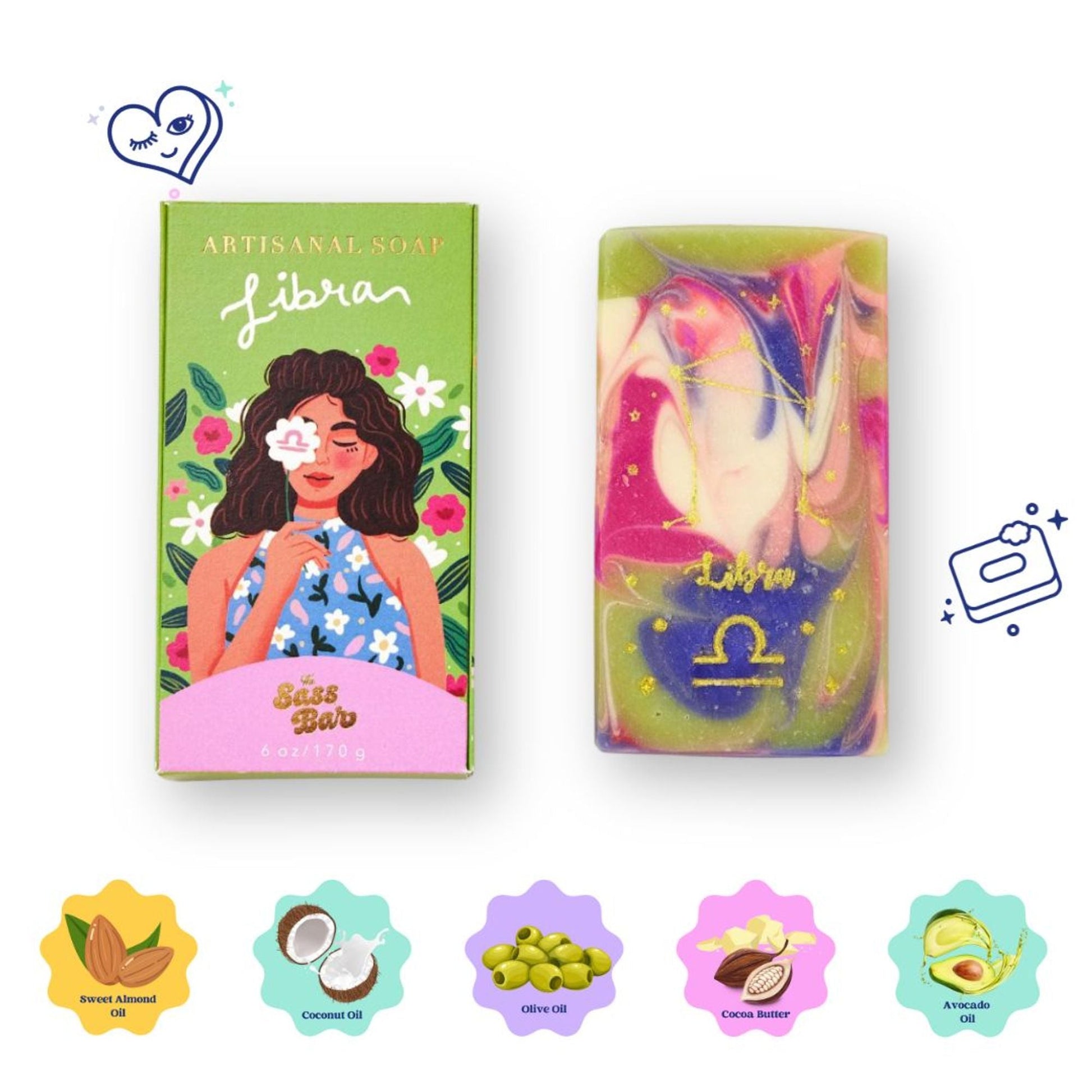 The Sass Bar Libra Star Sign Soap  Grab2Buy The Sass Bar Grab2Buy