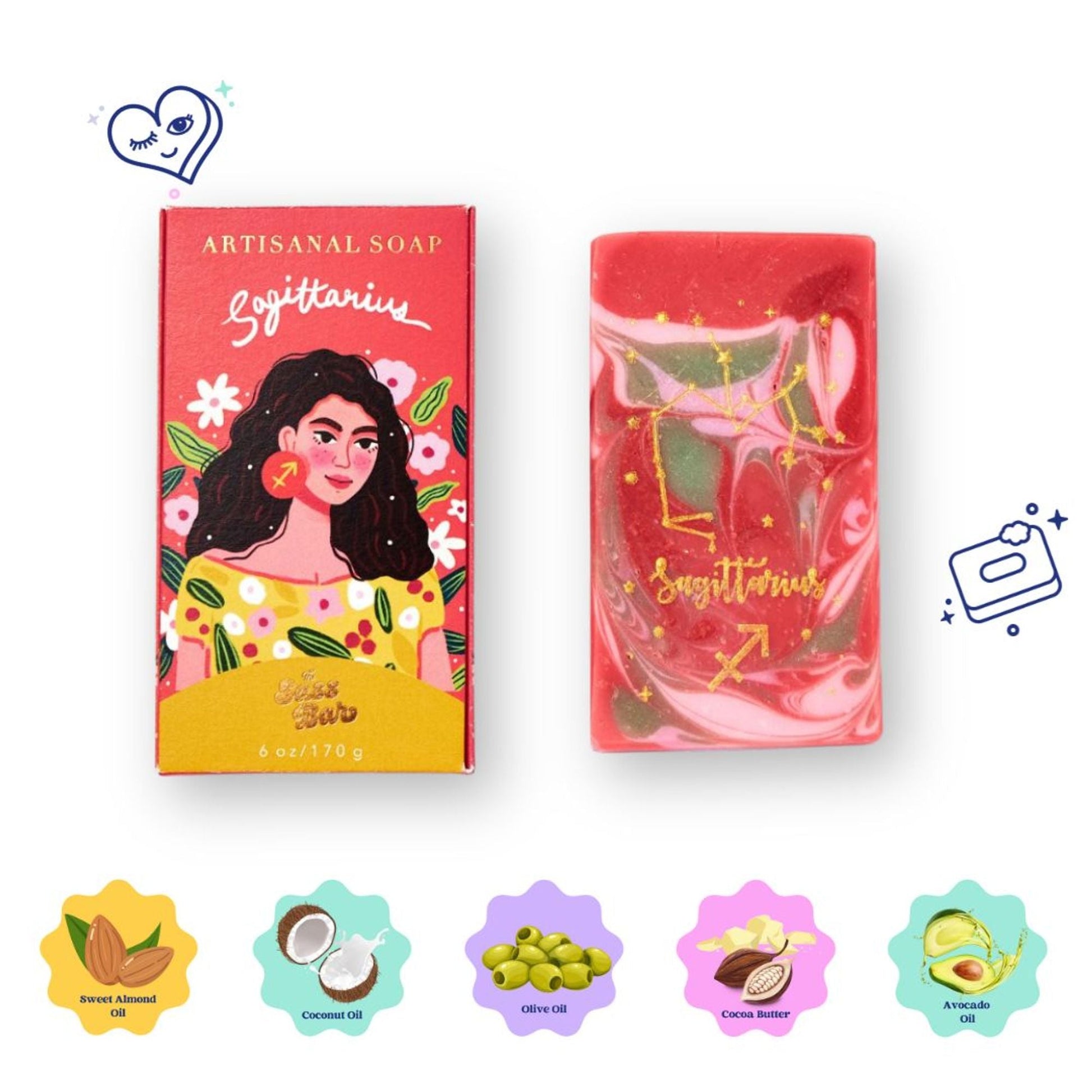 The Sass Bar Sagittarius Star Sign Soap  Grab2Buy The Sass Bar Grab2Buy