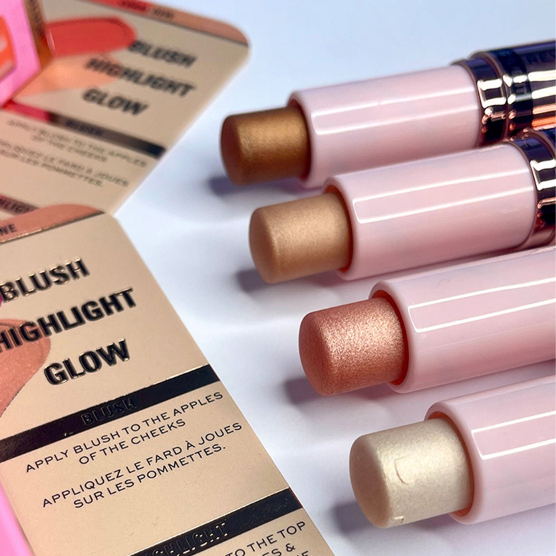 Makeup Revolution Blush & Highlight Stick - Mauve Glow