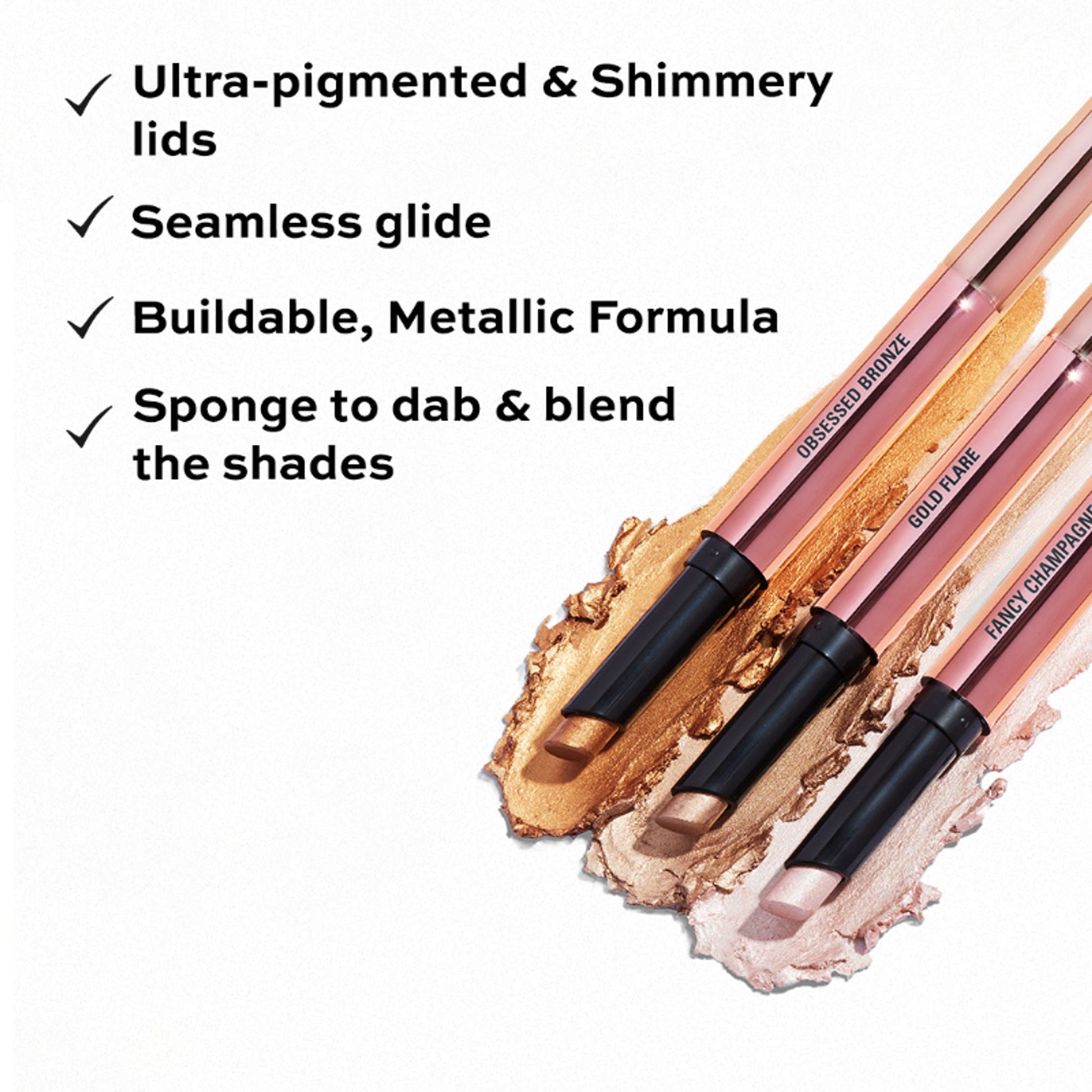 Makeup Revolution Lustre Wand Shadow Stick - Fancy Champagne