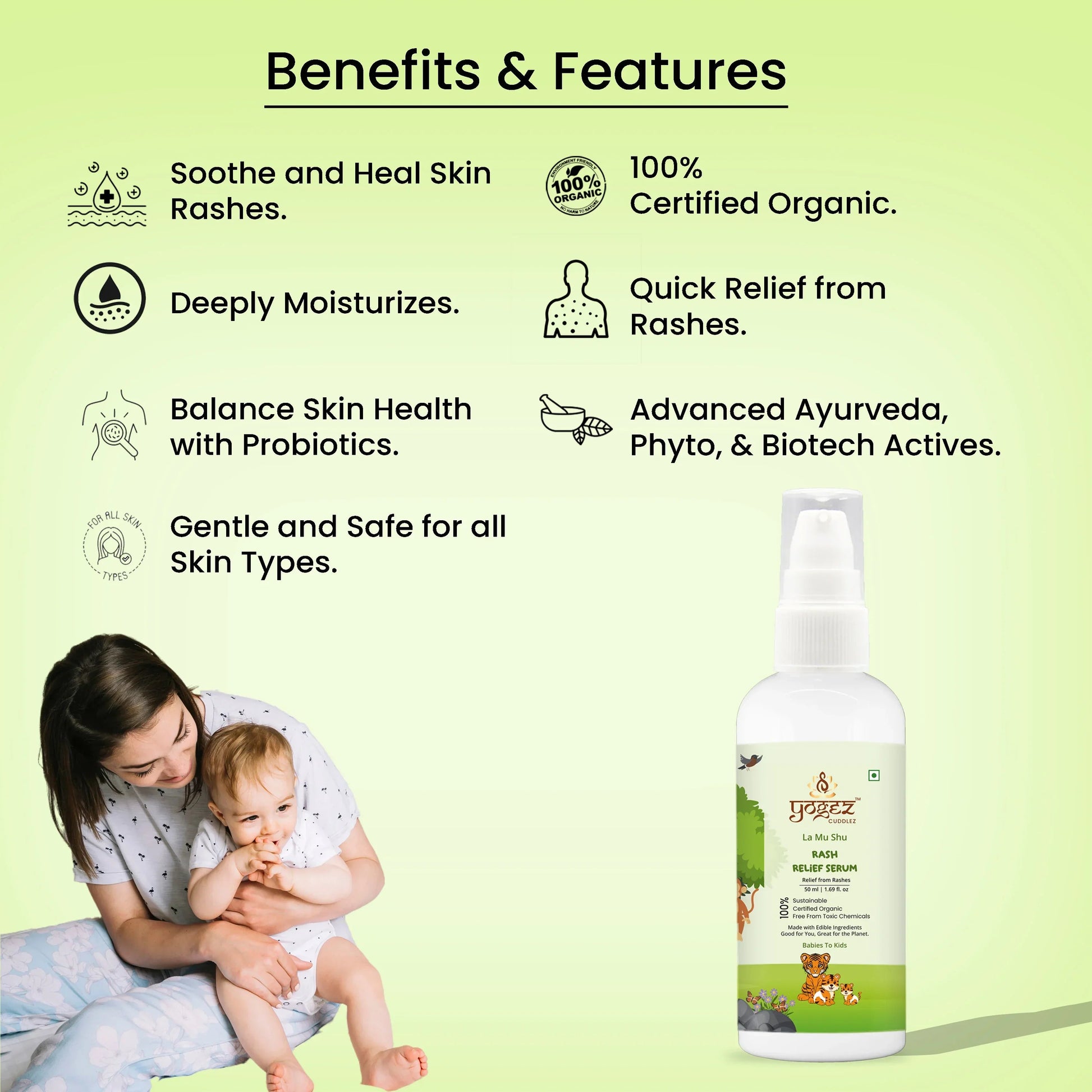 Yogez La Mu Shu Rash Relief Serum  Grab2Buy Yogez Grab2Buy