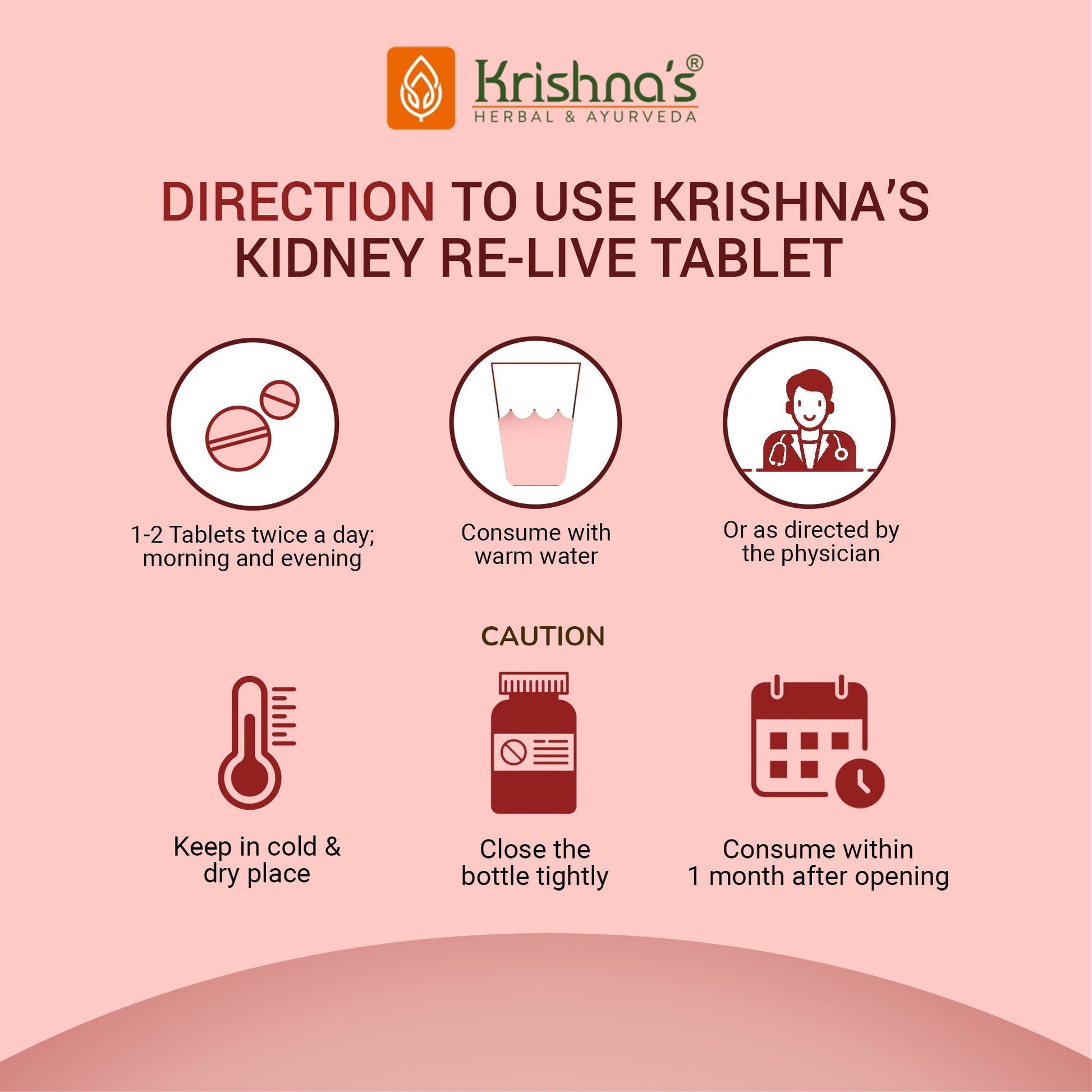 Krishna'S Herbal & Ayurveda Kidney Re-Live Tablets 