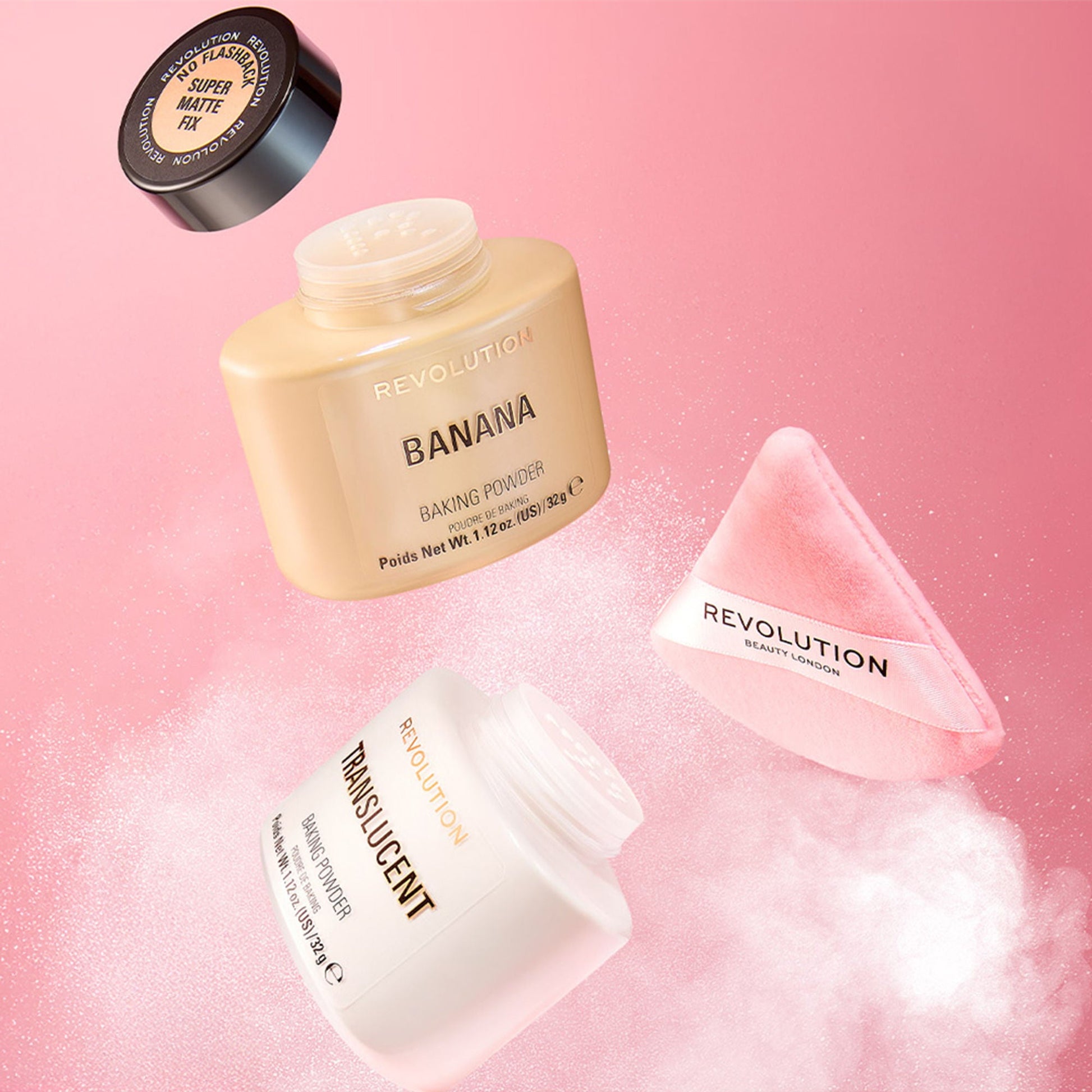 Makeup Revolution Loose Baking Powder - Translucent