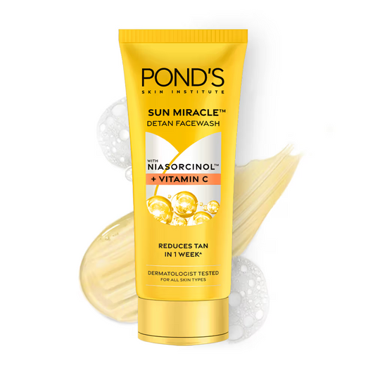 Ponds DeTan Face Wash With Niacinamide & Vitamin C 