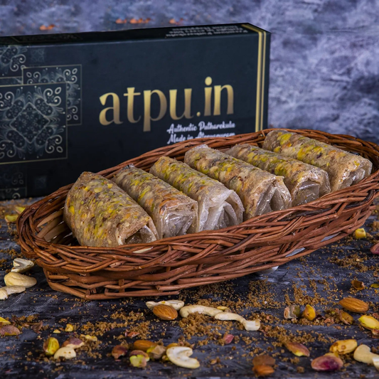 ATPU’s Traditional Dry Fruits Putharekulu with Jaggery (Bellam) 