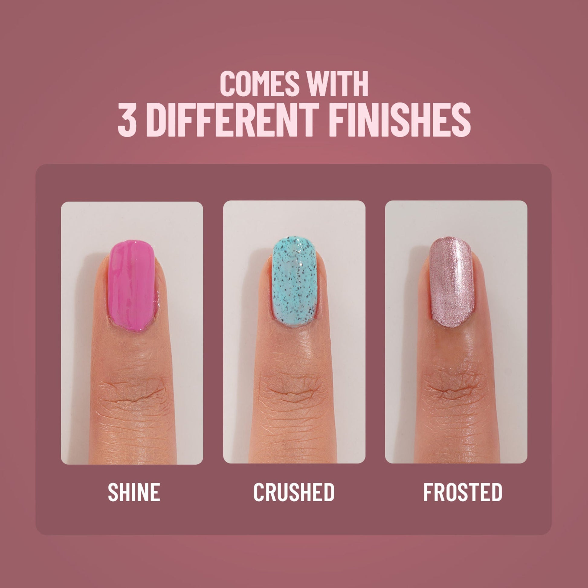 Swiss Beauty Slay Nail Color With Ultra Shine Formulation - 68 Magenta Rush