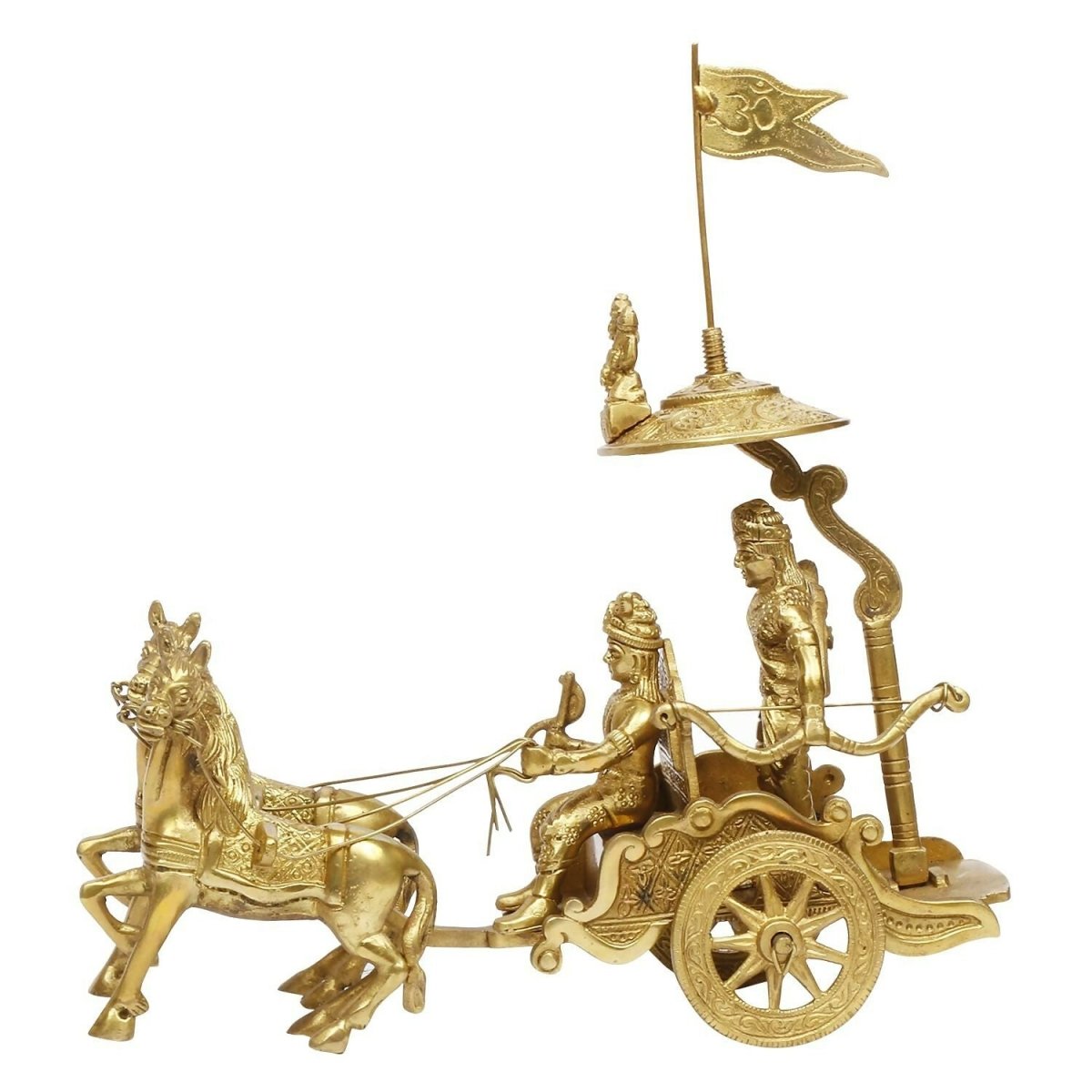Artvarko Mahabharat Geeta Arjun Chariot Idol - Grab2buy