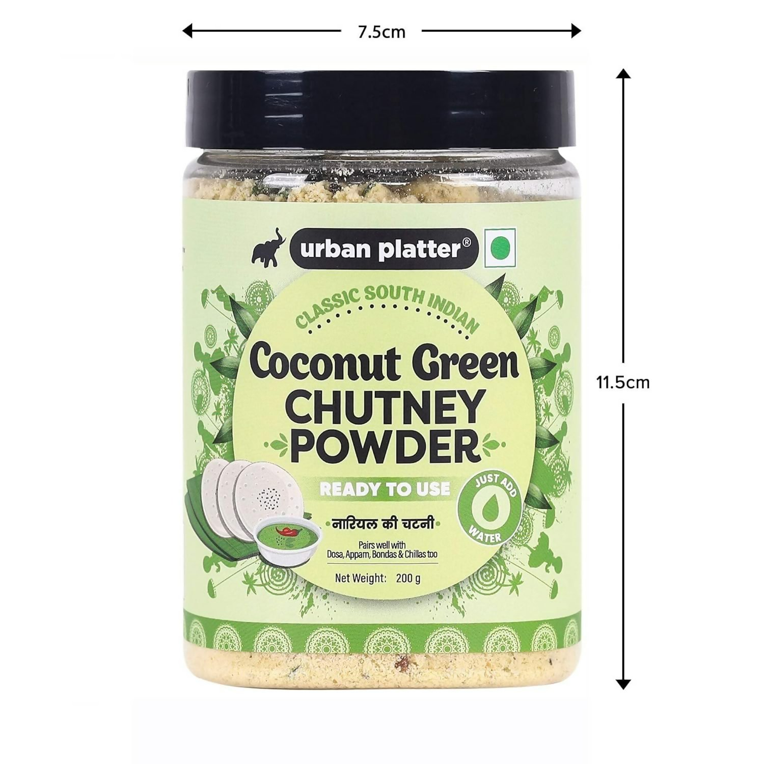 Urban Platter Coconut Green Chutney Powder  Grab2Buy Urban Platter Grab2Buy