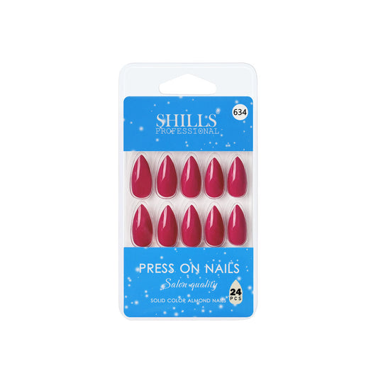Shills Professional Reusable Press On Nails Almond - SPN634