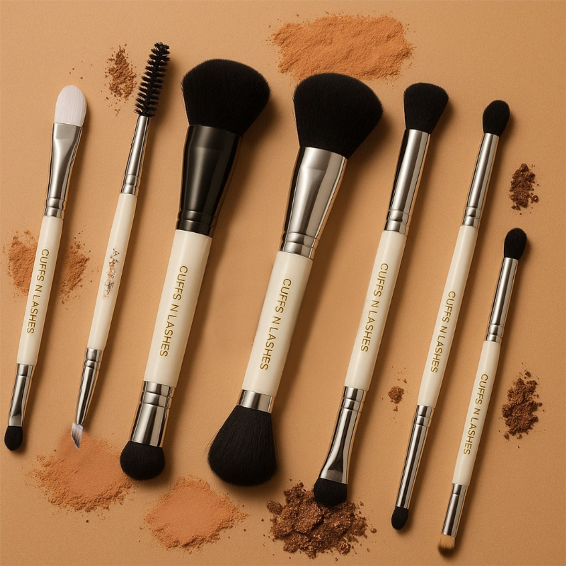 CUFFS N LASHES Small Smudger & Pencil Dual Brush - 05