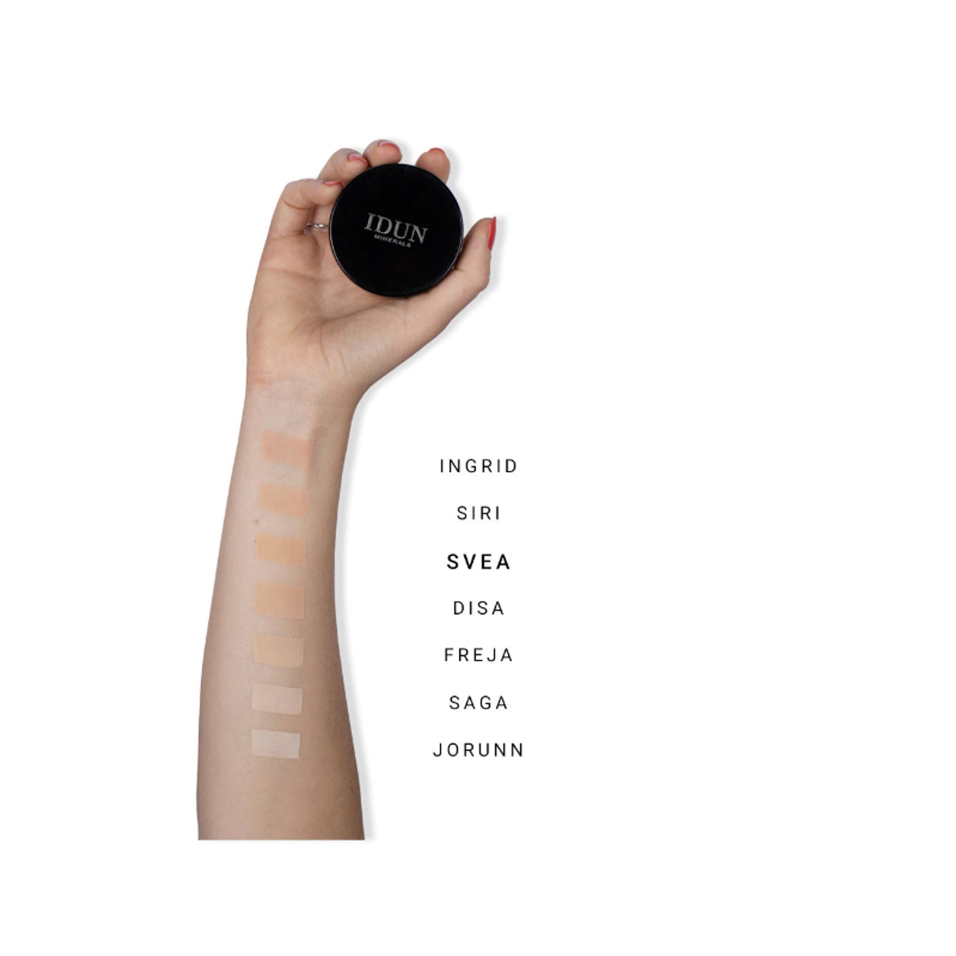 IDUN Minerals Natural Mineral Powder Foundation - Svea