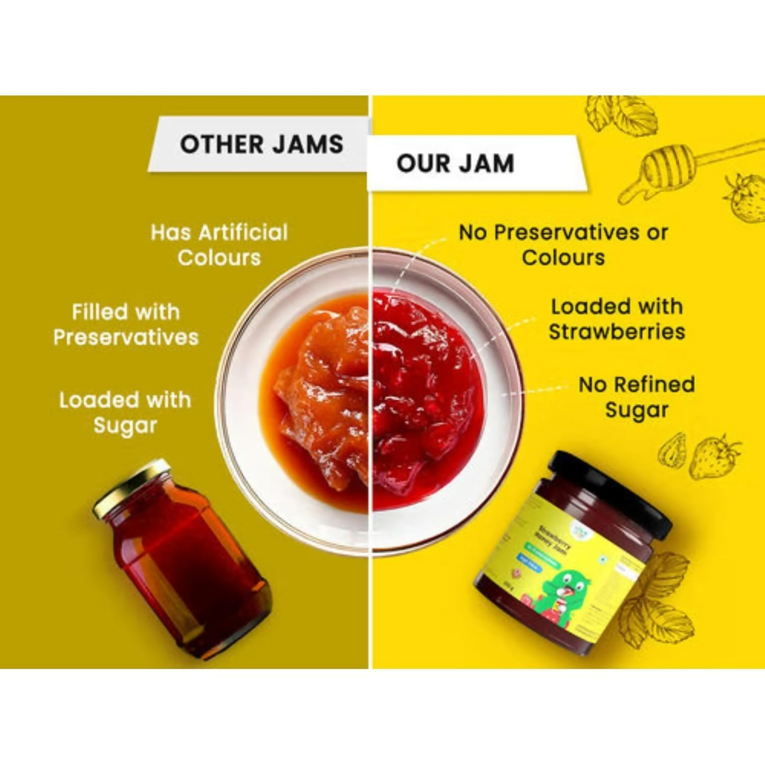 Little Joys Strawberry Honey Jam 