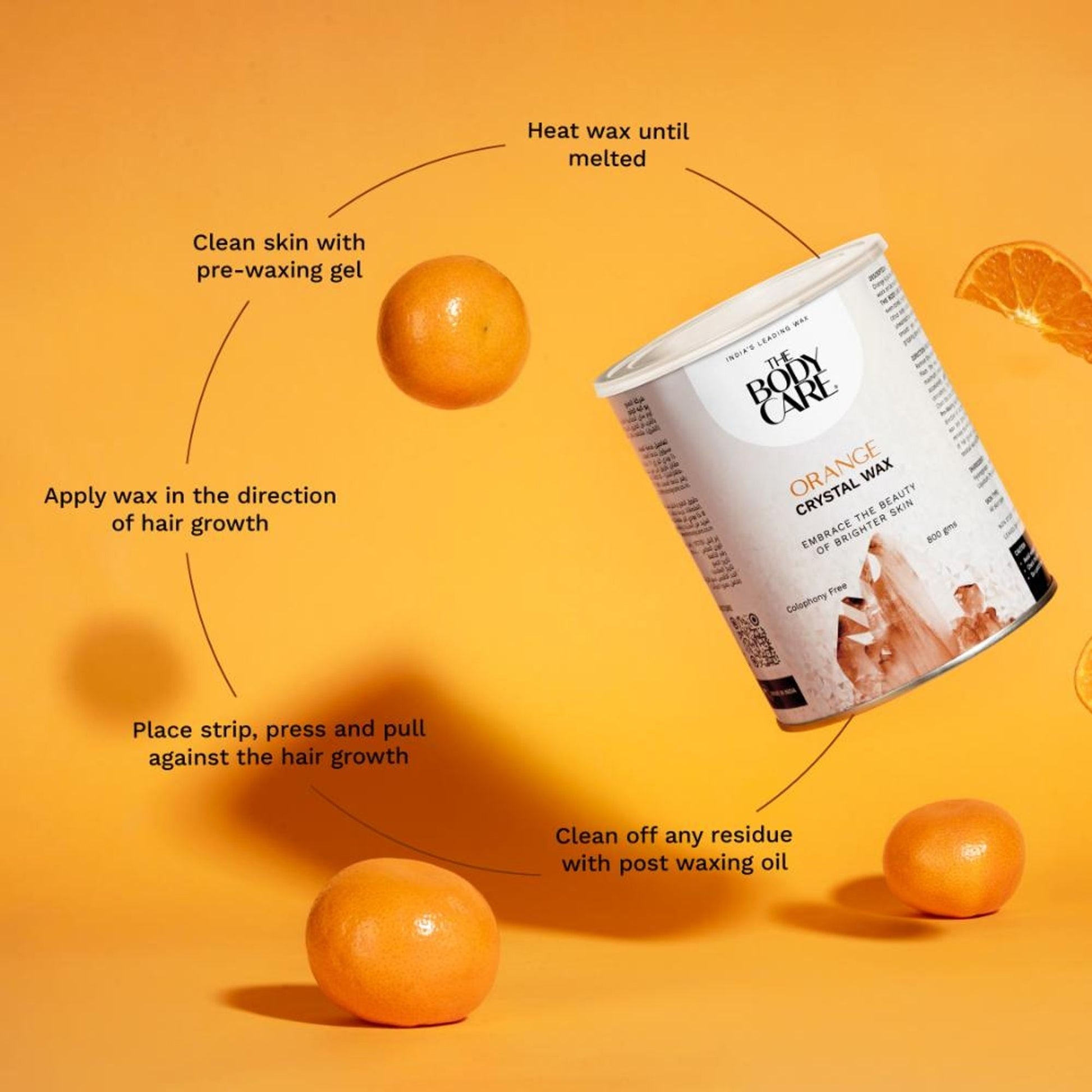 The Body CareOrange Crystal Wax  Grab2Buy The Body Care Grab2Buy