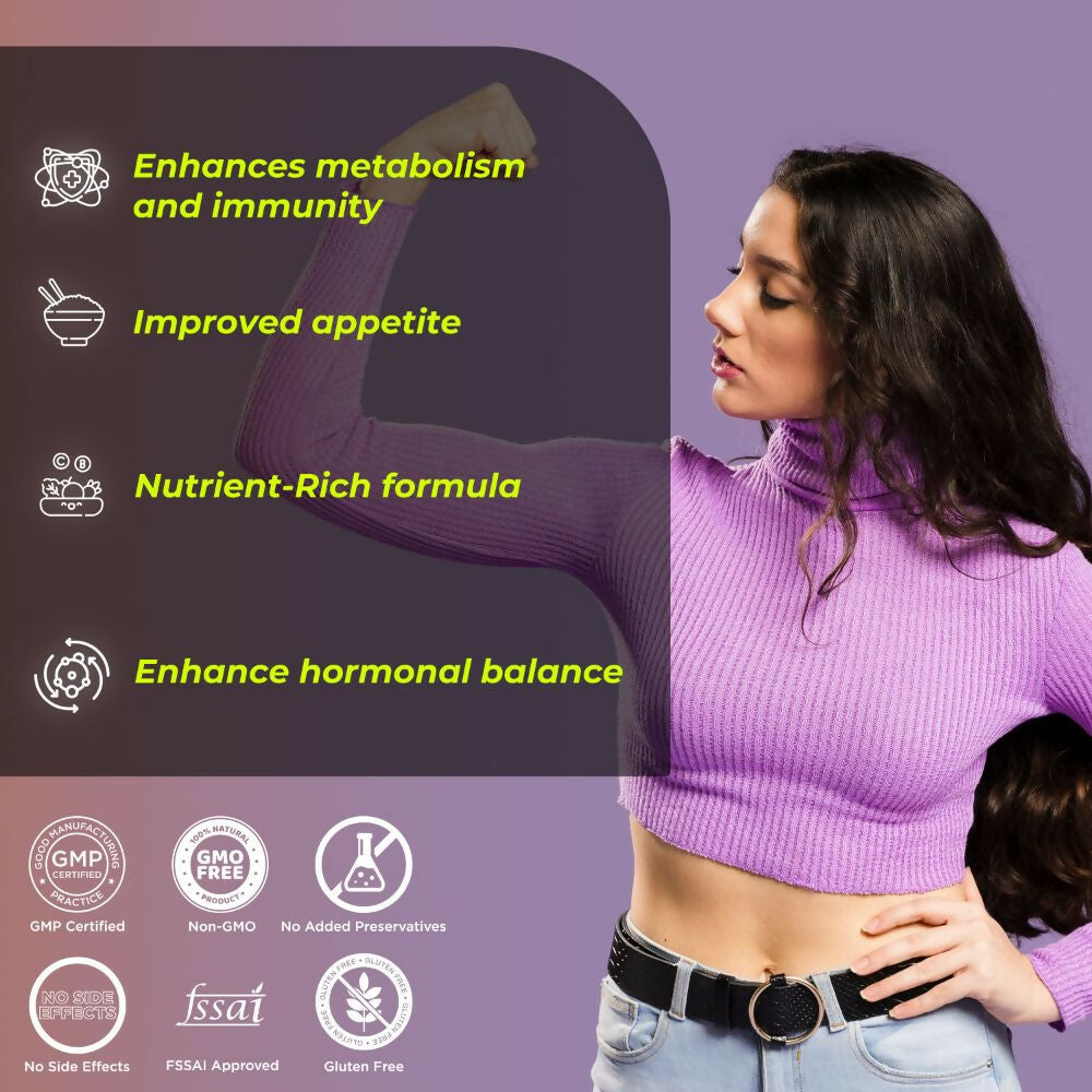 Health Veda Organics Healthy Gain Tablets 