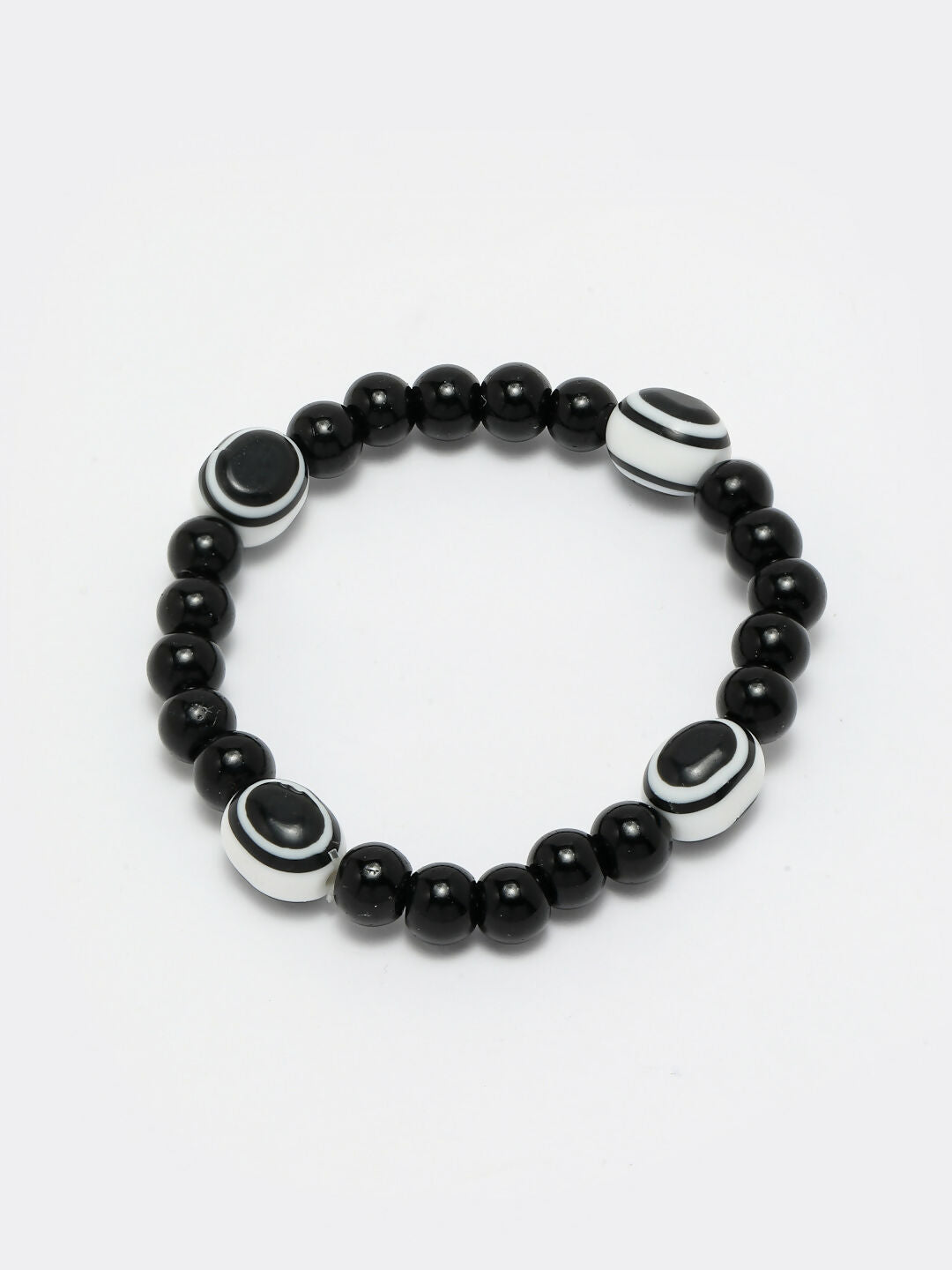 NVR Men & Women Evil Eye Beaded Adjustable Bracelet