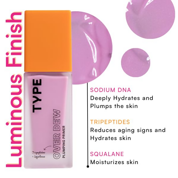 Type Beauty Over Dew Plumping Primer  Grab2Buy Type Beauty Grab2Buy