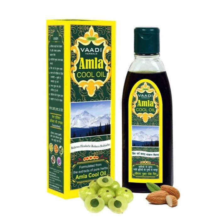 Vaadi Herbals Amla Cool Oil with Brahmi and Amla Extract - Grab2buy