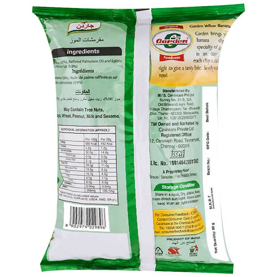 Garden Yellow Banana Chips - Grab2buy