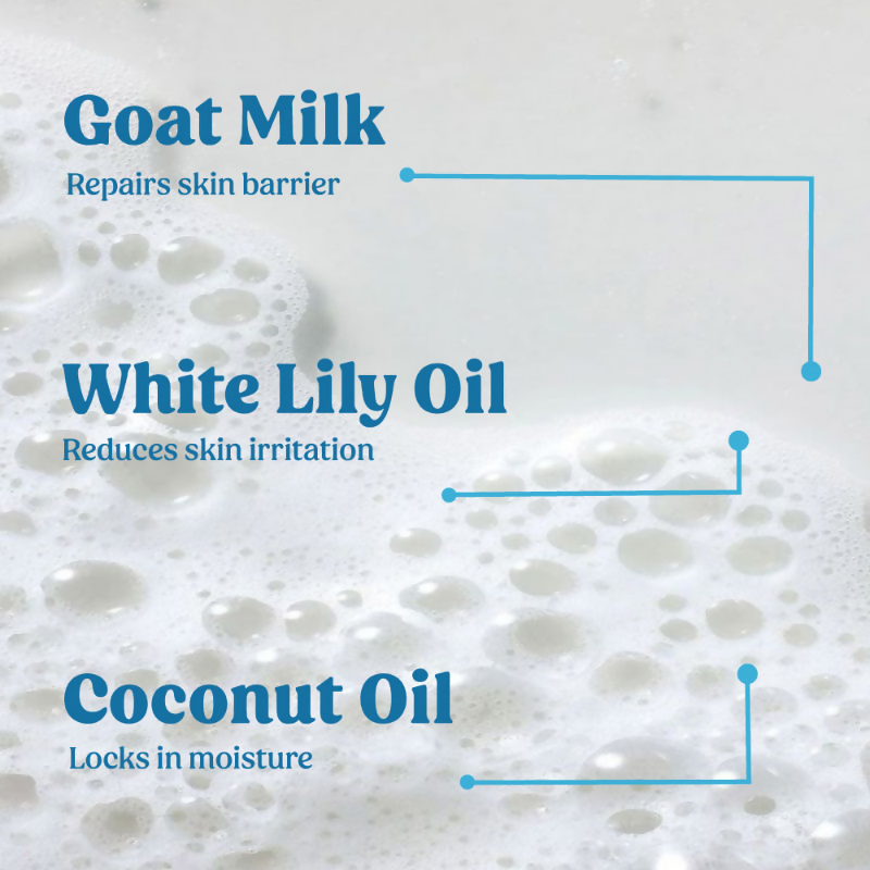 Vilvah Store Goat Milk Body Wash For Deep Cleansing  Grab2Buy Vilvah Store Grab2Buy