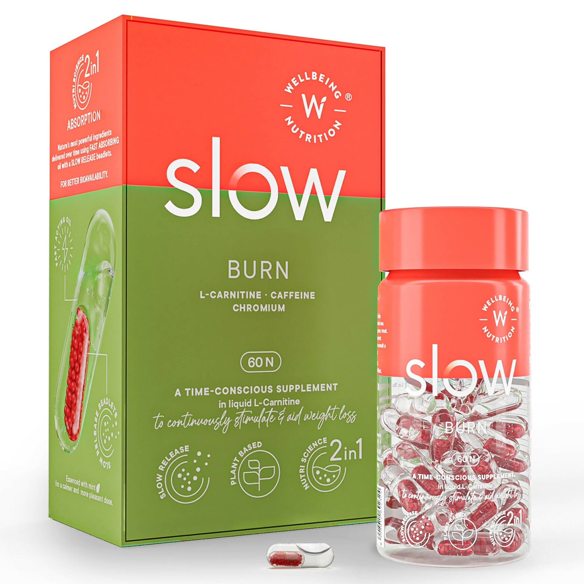 Wellbeing Nutrition Slow | Burn Capsules - Grab2buy