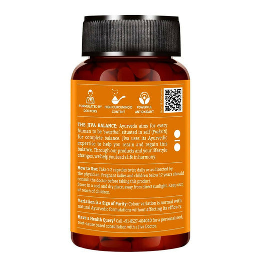 Jiva Ayurveda Turmeric Capsules - Grab2buy
