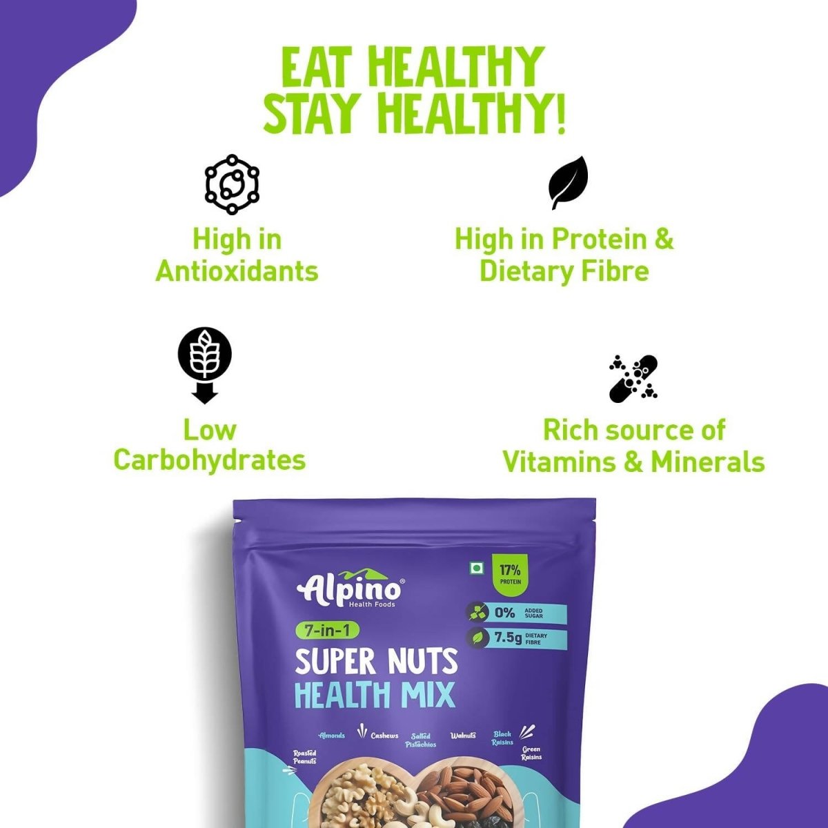 Alpino 7-in-1 Super Nuts Health Trial Mix 
