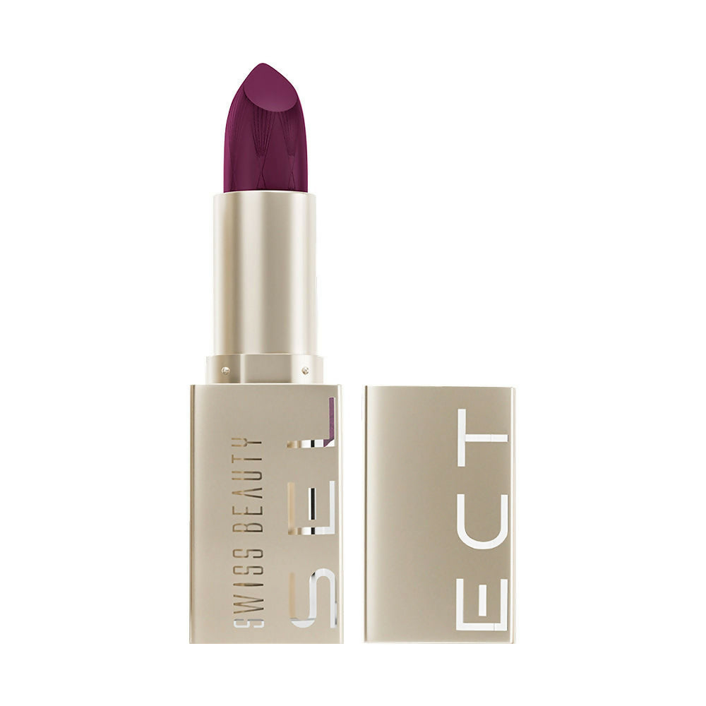 Swiss Beauty Select Creme Touch Hydrating Lipstick - 12 Worthy Wine 