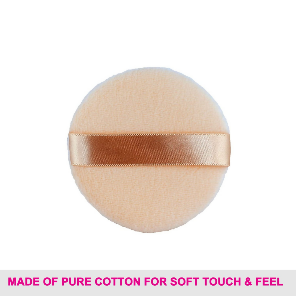 Vega Powder Puff Makeup Cotton Applicator & Foundation blender - Off White  Grab2Buy Vega Grab2Buy