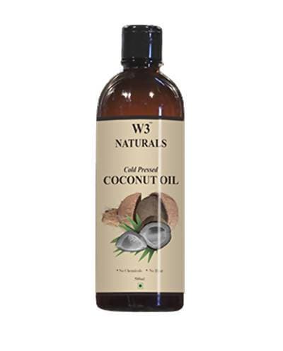 W3 Naturals Cold Pressed Coconut Oil -500ml 