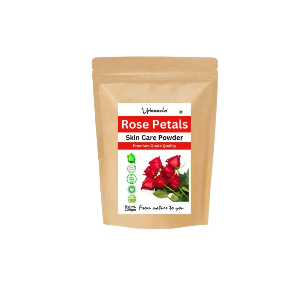 Urbaano Herbal Rose Petal Powder Double Filtered Natural Pure For Skin 