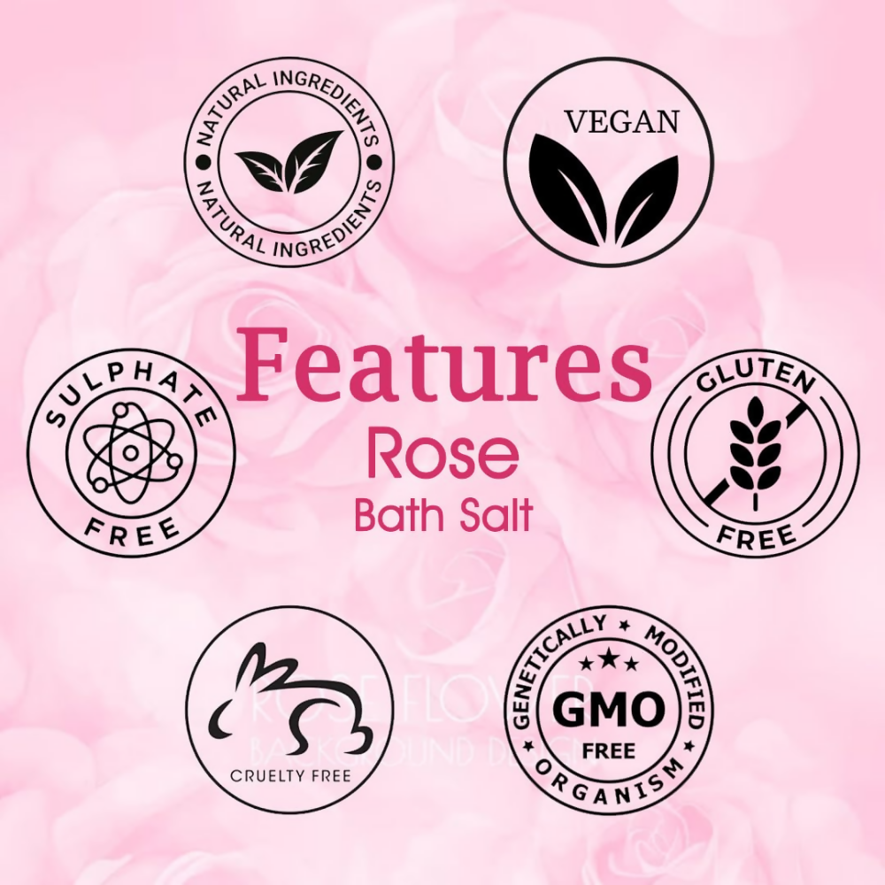 VedicAyurveda Dead Sea Salt and Rose Bath Salt  Grab2Buy VedicAyurveda Grab2Buy