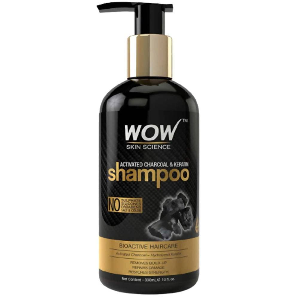 Wow Skin Science Charcoal & Keratin Shampoo - Grab2buy