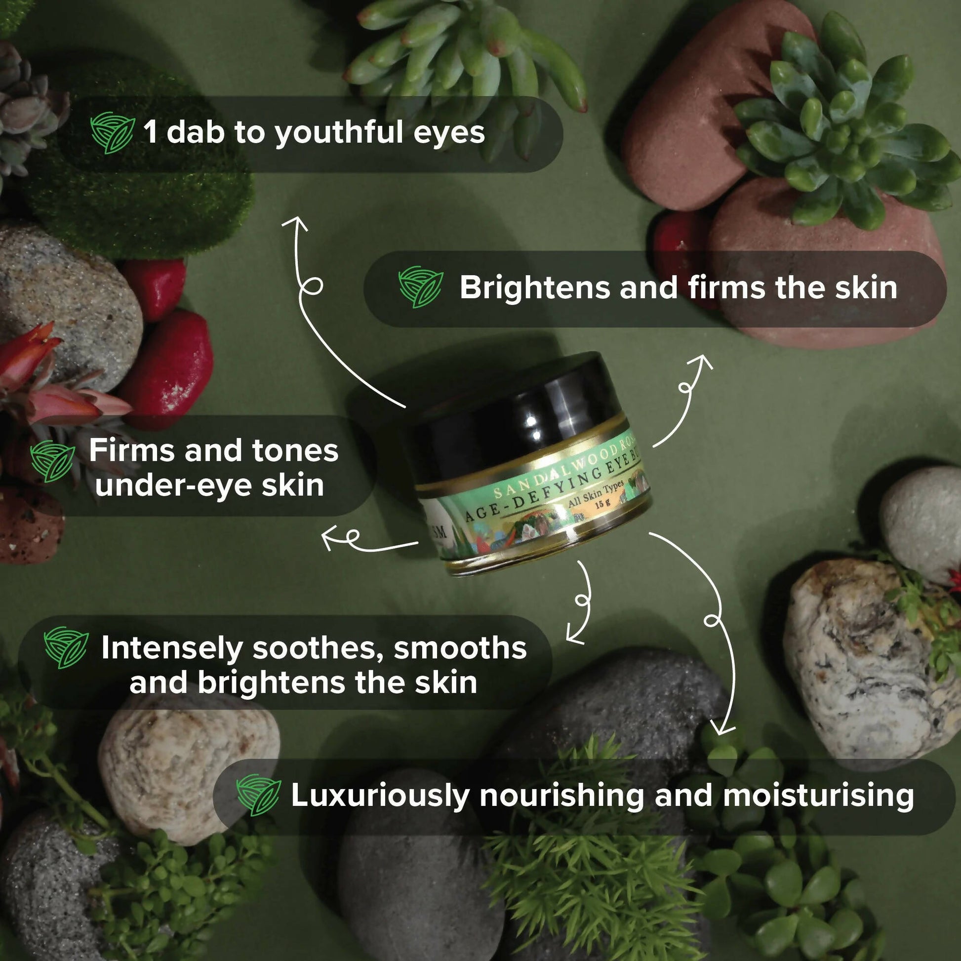 Purism Sandalwood Rose Age-Defying Eye Butter
