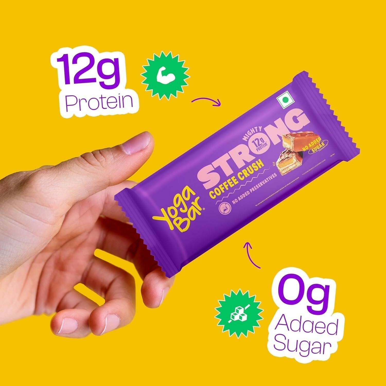 Yoga Bar Strong Coffee Crush Mighty Protein Bar  Grab2Buy Yoga Bar Grab2Buy