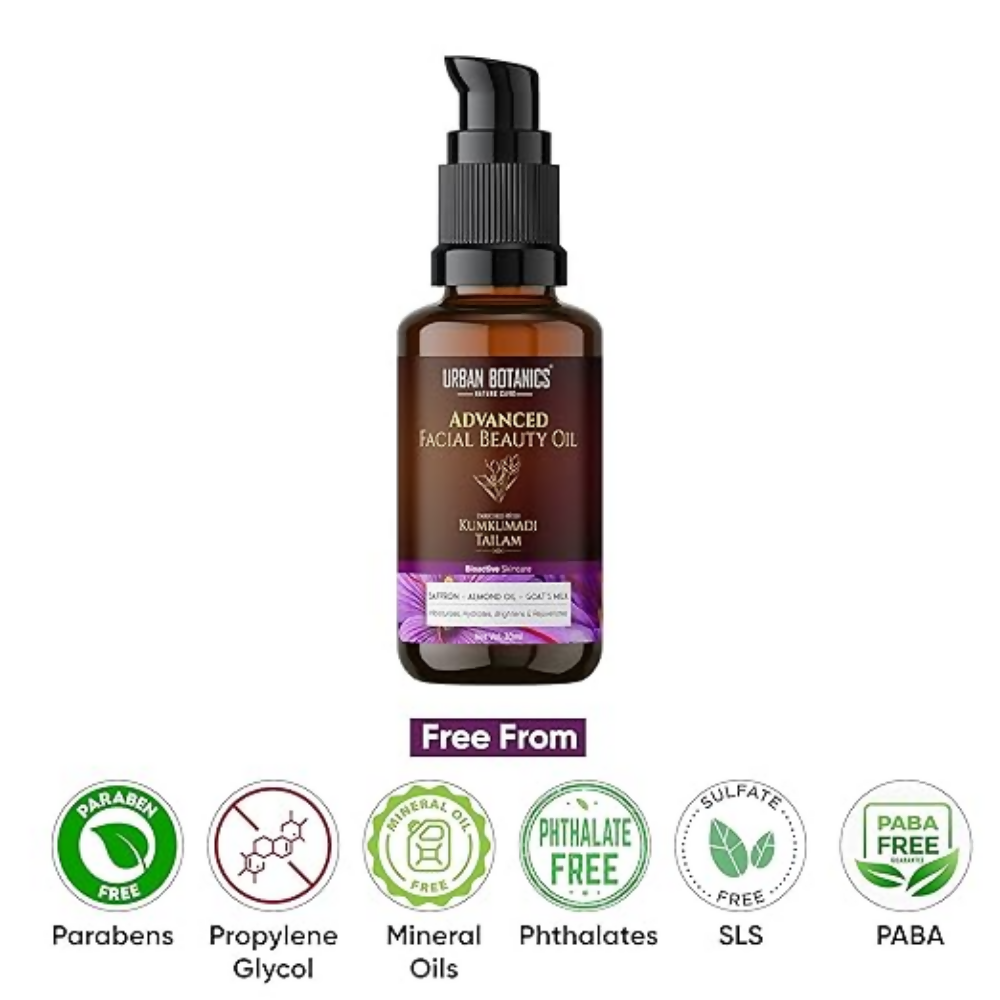 Urban Botanics Kumkumadi Tailam for Skin  Grab2Buy Urban Botanics Grab2Buy