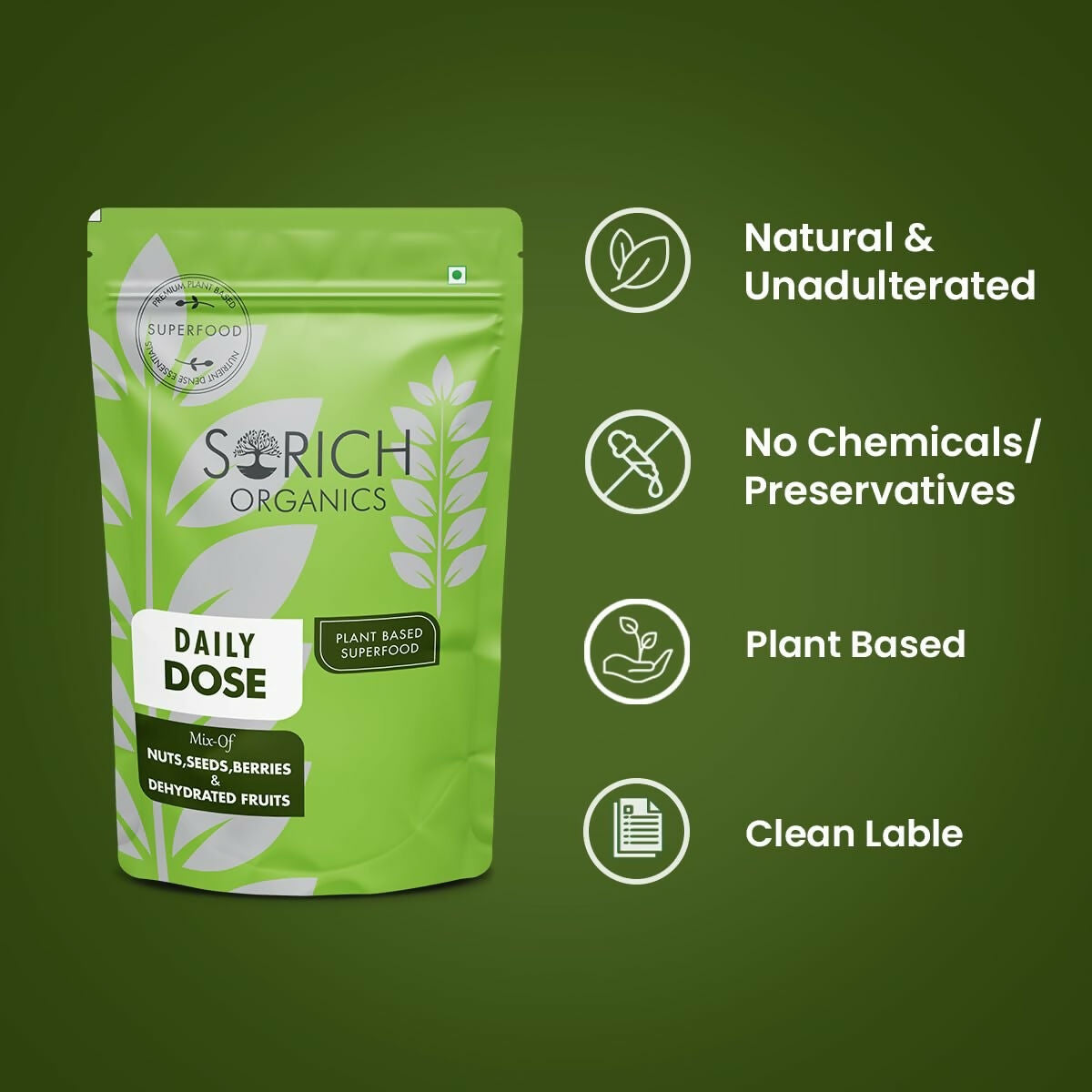 Sorich Organics Daily Dose Mix Nuts, Seeds and Berries 