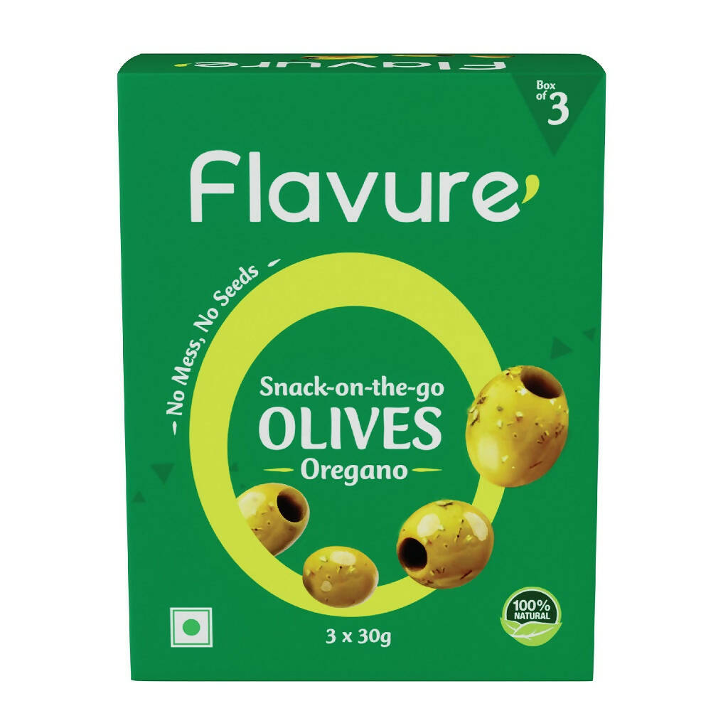 Flavure Snack-On-The-Go Olives Oregano 