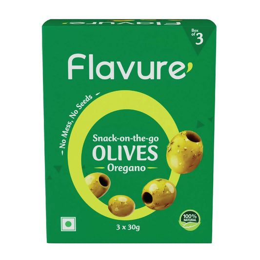 Flavure Snack-On-The-Go Olives Oregano 