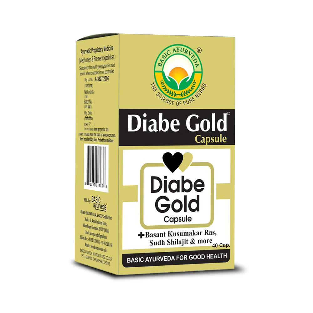Basic Ayurveda Diabe Gold Capsules Online