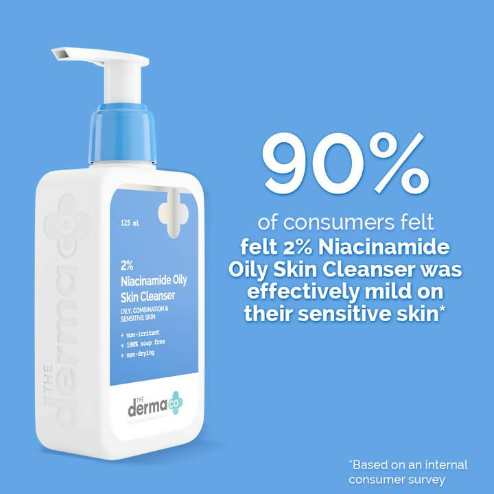 The Derma Co 2% Niacinamide Oily Skin Cleanser  Grab2Buy The Derma Co Grab2Buy