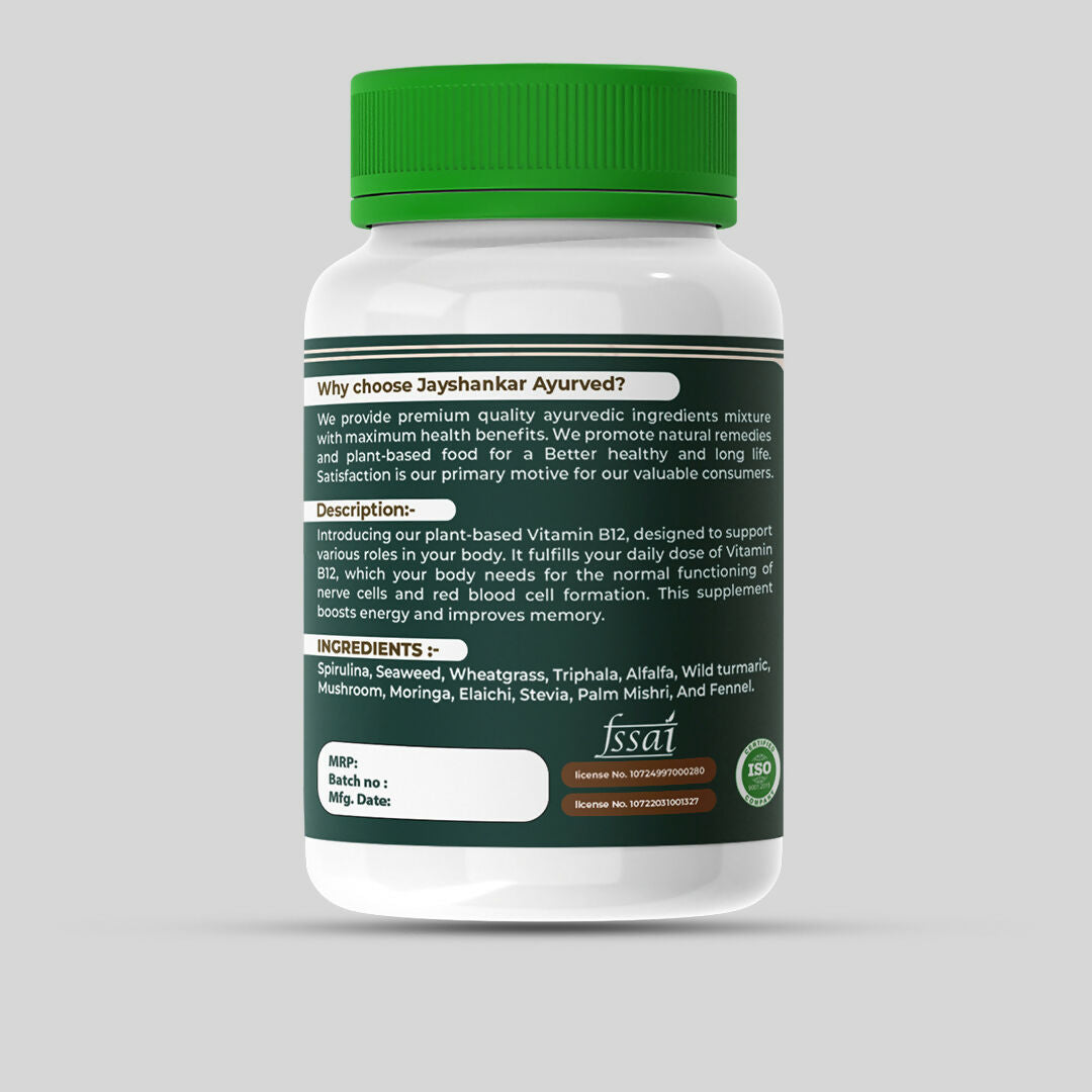 Jayshankar Ayurved Vitamin B12 Tablets 